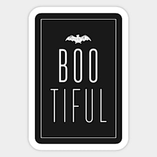 BOO-tiful Halloween Graphic Sticker